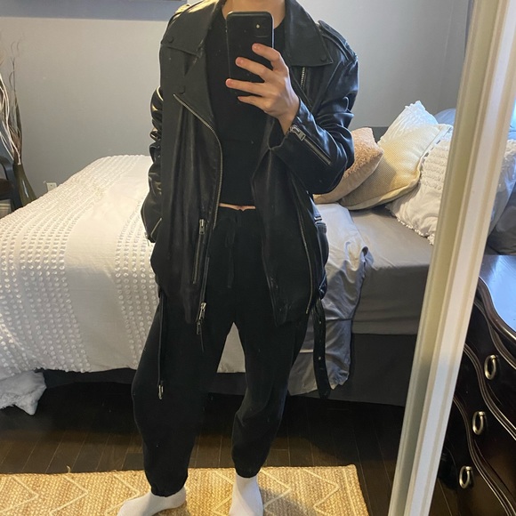 All Saints Leather Jacket - Picture 3 of 8